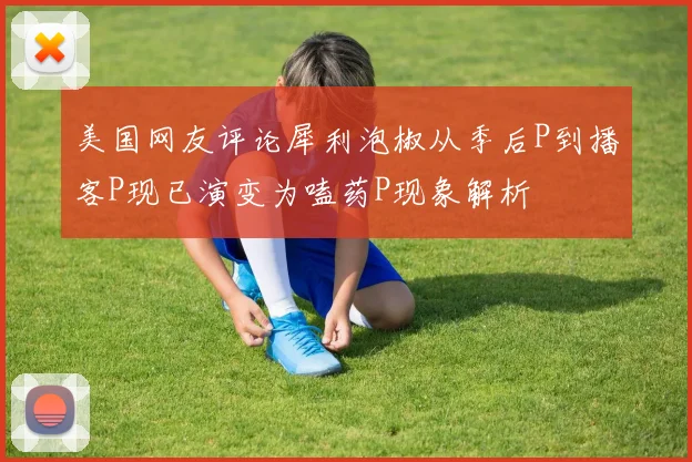 美国网友评论犀利泡椒从季后P到播客P现已演变为嗑药P现象解析